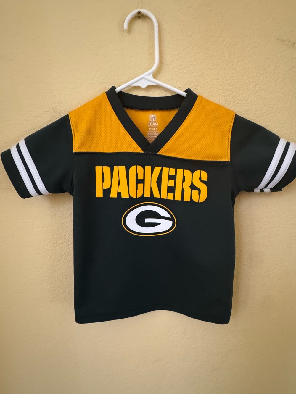 Greenbay Packers NFL Toddler Jersey Size 3T